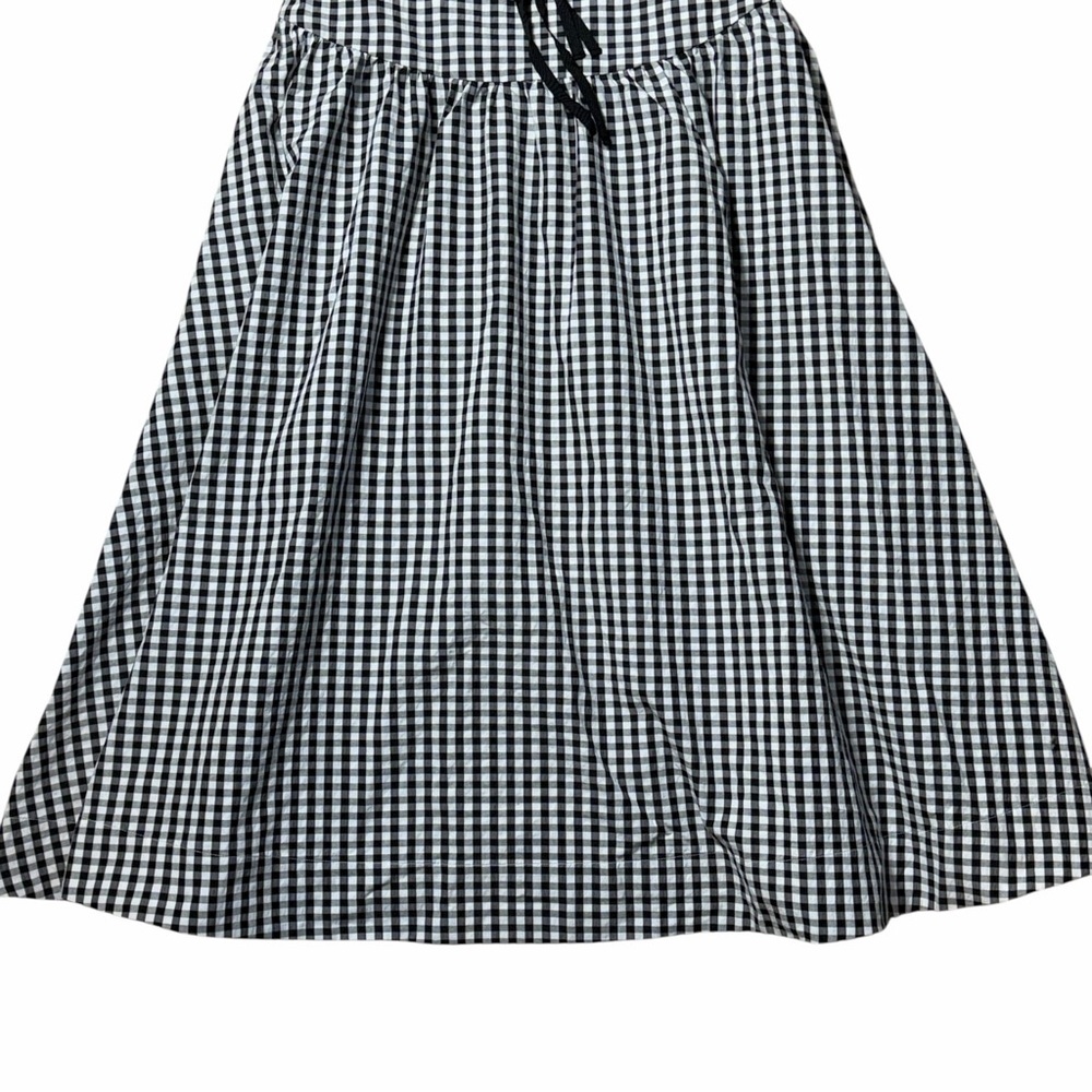 For Love & Lemons Black Gingham Georgia Midi Dress Womens XL - Picture 4 of 8